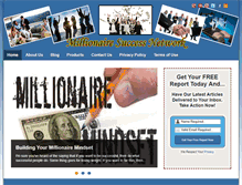 Tablet Screenshot of millionairesuccessnetwork.com